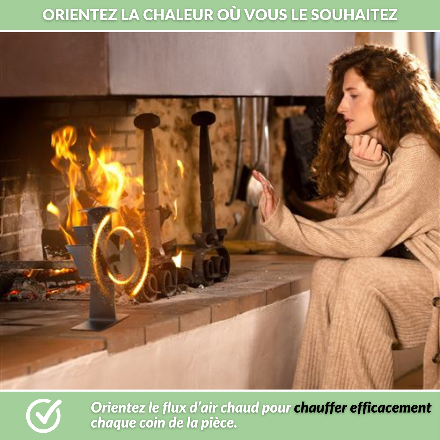 EcoFire™ - Ventilateur de poêle 100% autonome