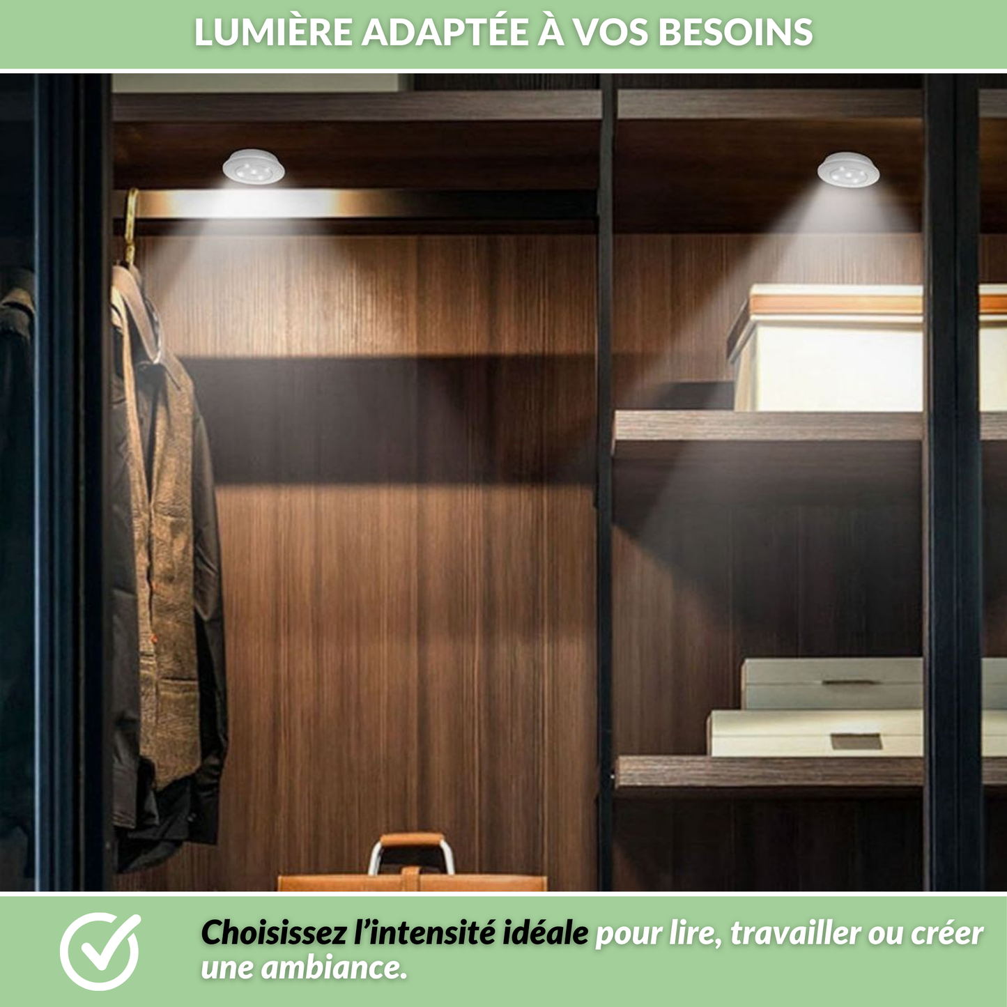 EasyLight - Lampes LED Adhésives Sans-fil