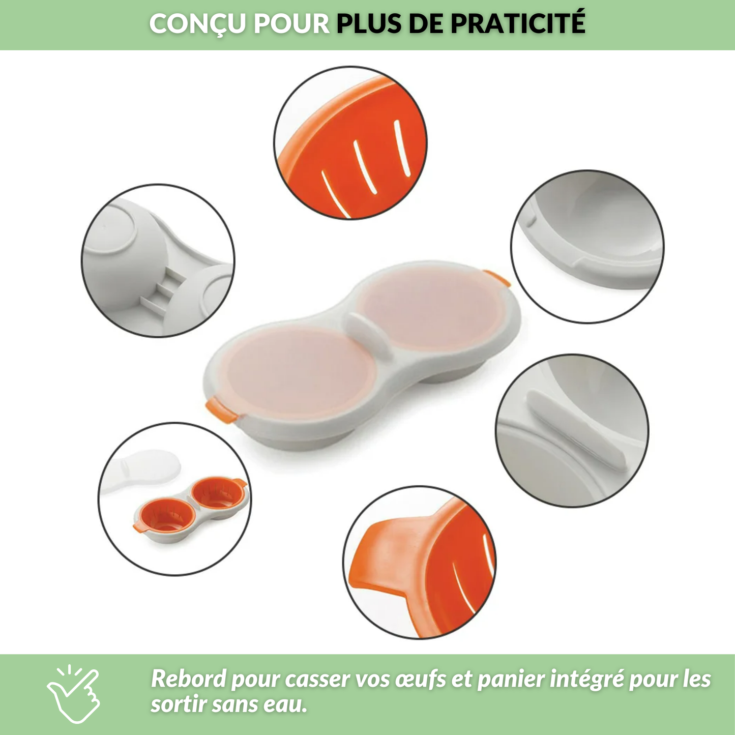 Oeuf-Minute – Cuiseur à œufs pour une cuisson parfaite à chaque fois