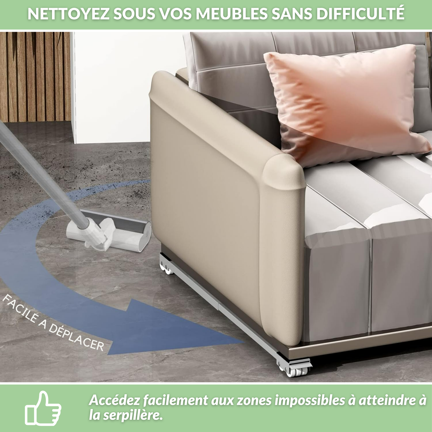 Glisséo | Déplacez Vos Appareils Facilement et Sans Effort ! (par 2)