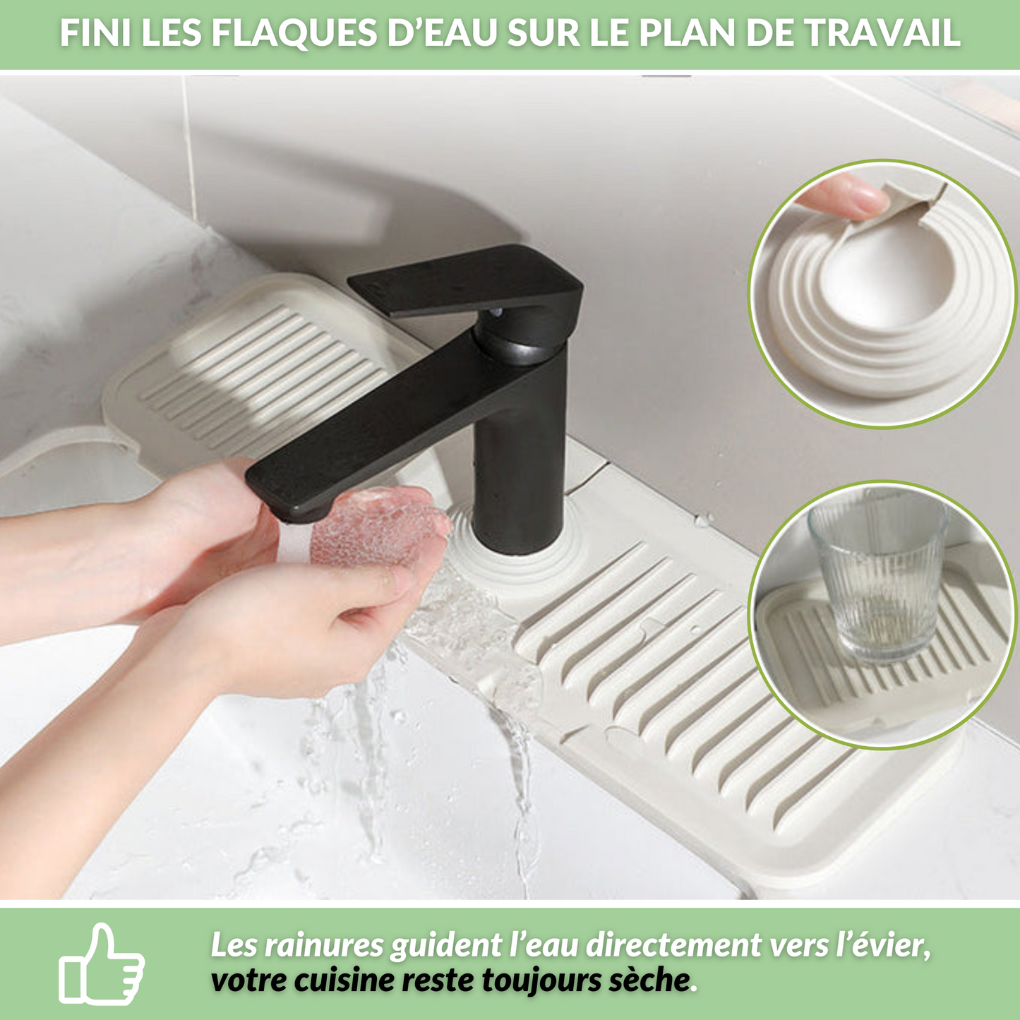 Tapiliss - Le tapis égouttoir en silicone
