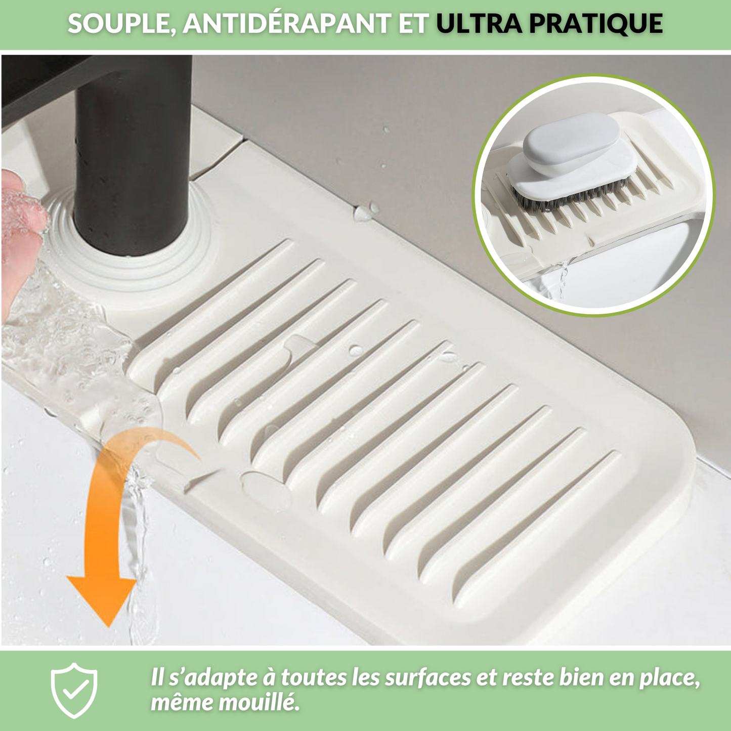 Tapiliss - Le tapis égouttoir en silicone