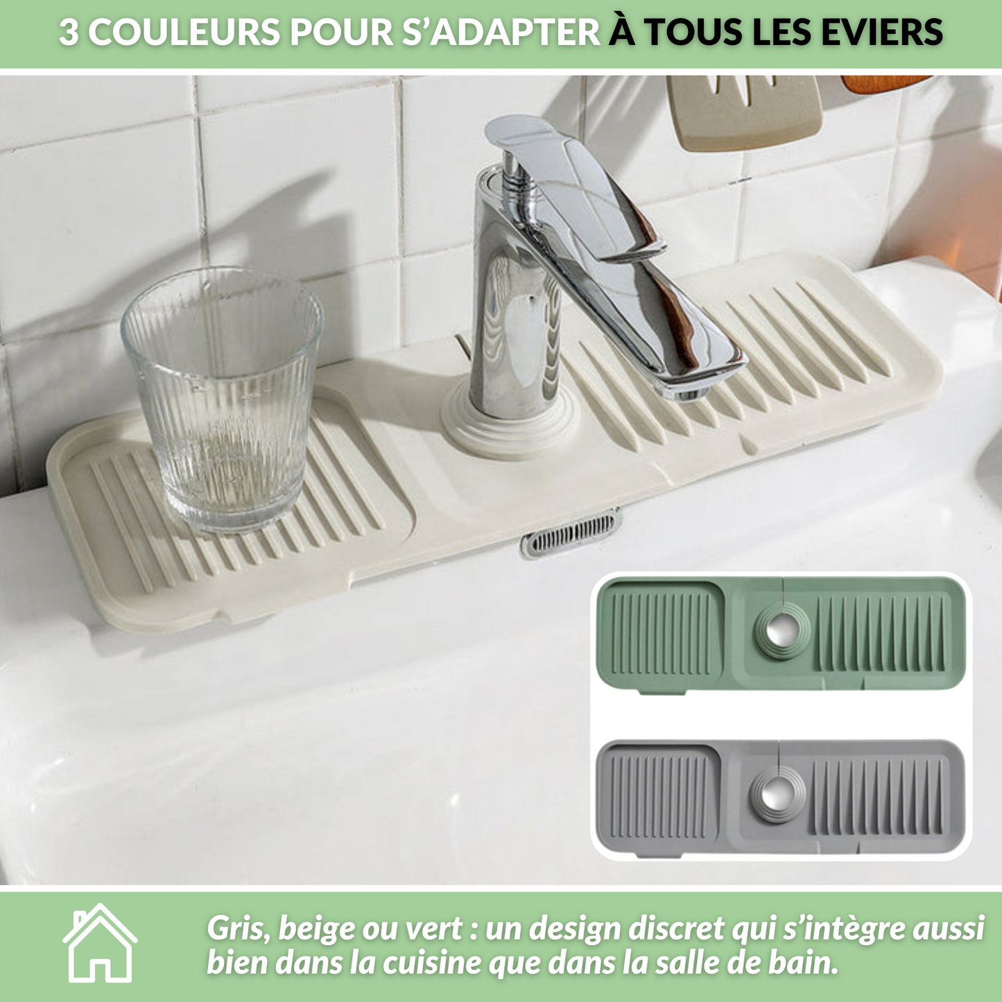 Tapiliss - Le tapis égouttoir en silicone