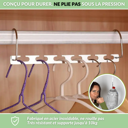 Cintreo - Le cintre gain de place 6 en 1