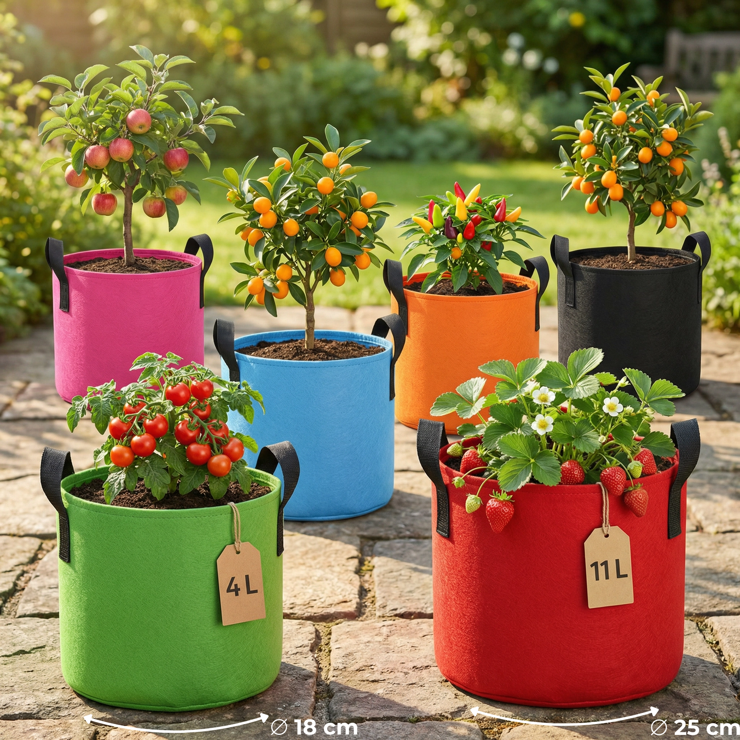 Plantéo | Sac de plantation respirant en tissu géotextile