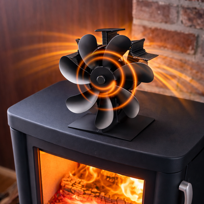 ChauffaPlus™ | Ventilateur de poêle à bois autonome et sans électricité