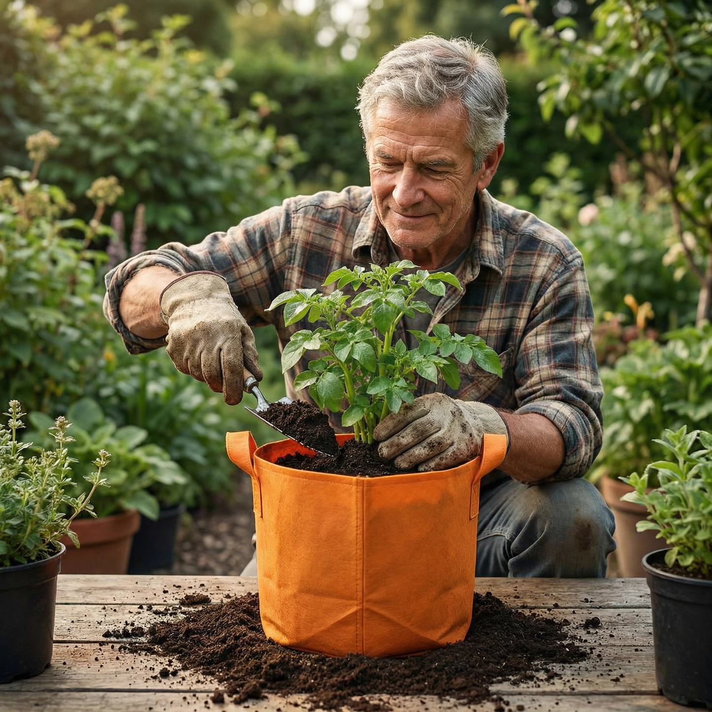 Plantéo | Sac de plantation respirant en tissu géotextile