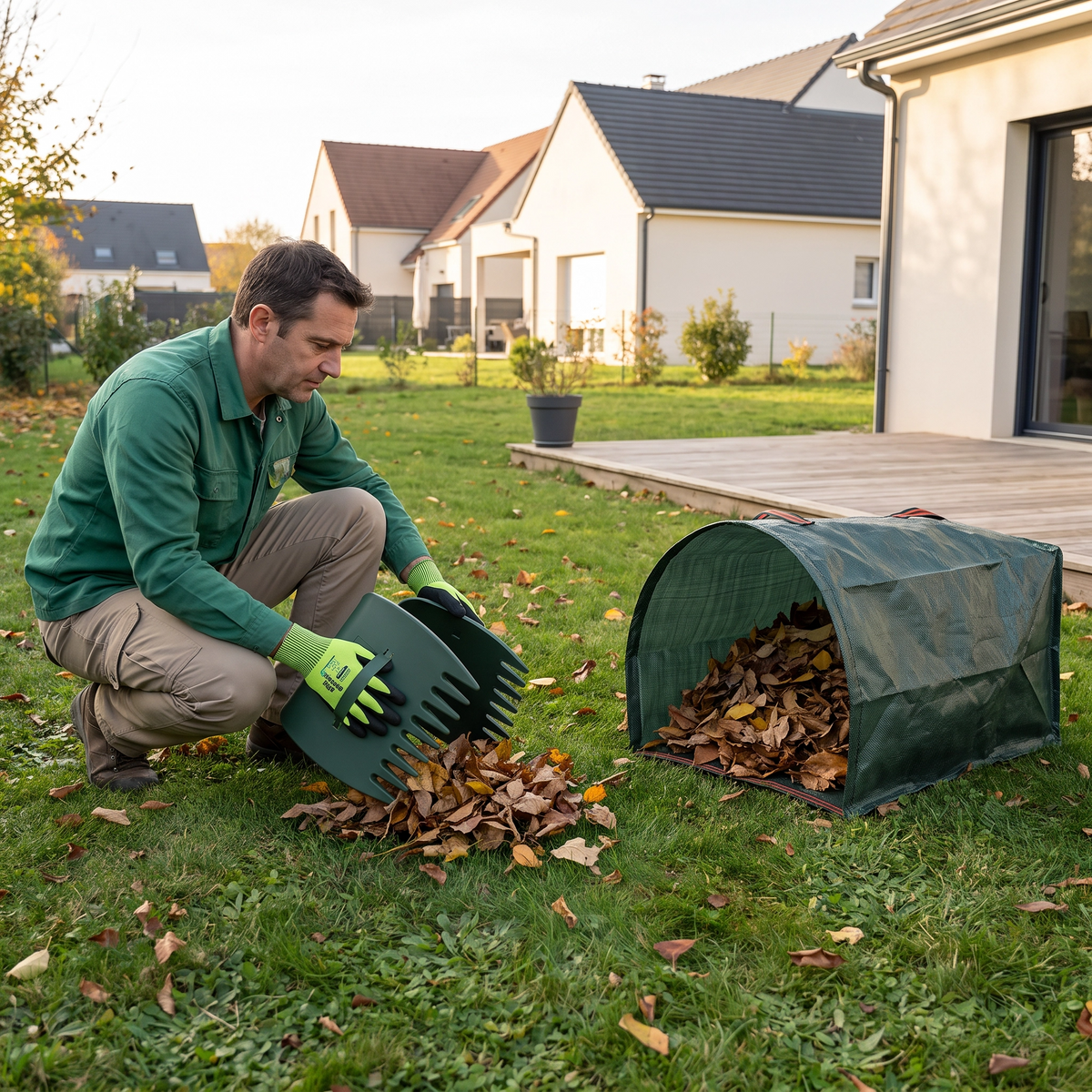 Kit Ramasse-Feuilles | Pinces à feuilles, Sac grande ouverture et Gants offerts