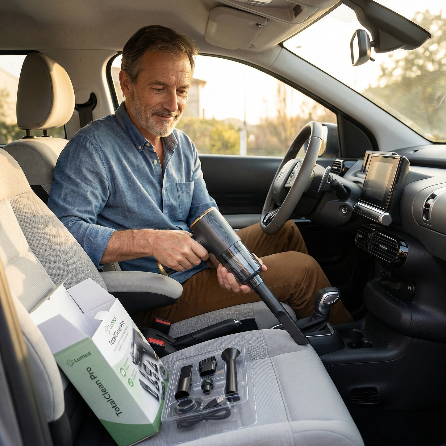 TotalClean Pro | Aspirateur souffleur sans fil puissant pour voiture et maison