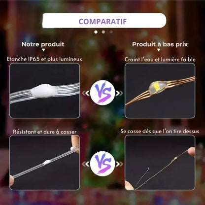 Guirlande de Noël connectée