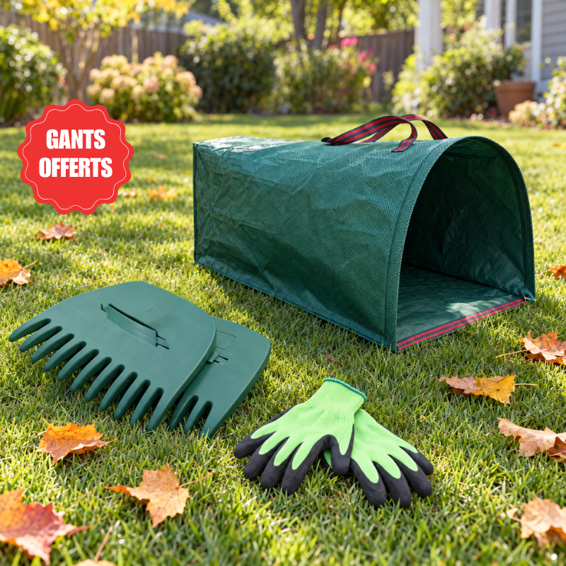 Kit Ramasse-Feuilles | Pinces à feuilles, Sac grande ouverture et Gants offerts