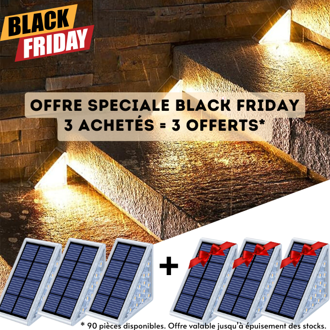 LAMPES LED SOLAIRES | Offre spéciale Black Friday