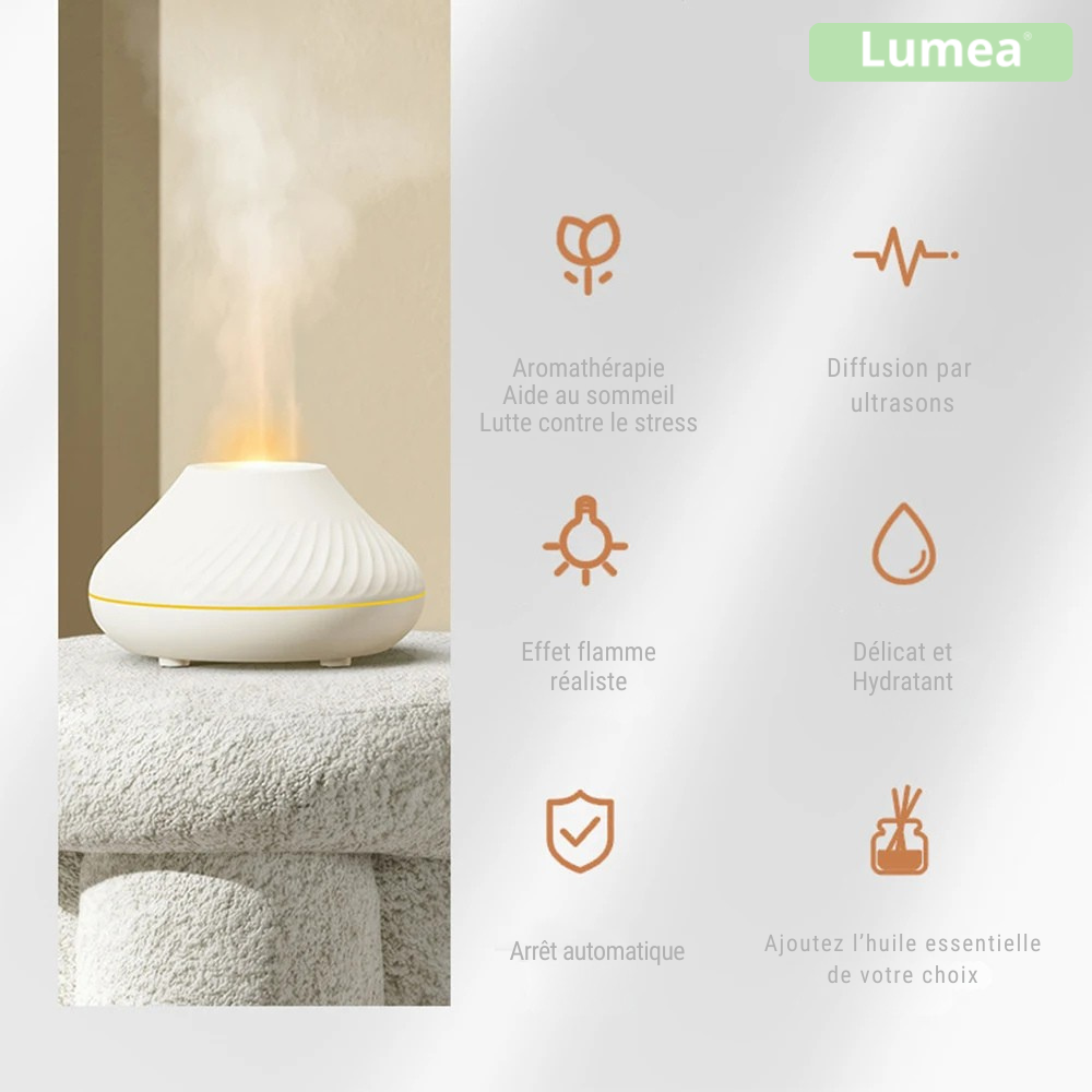 AromaFlame™ | Diffuseur d'huiles essentielles Aromathérapie