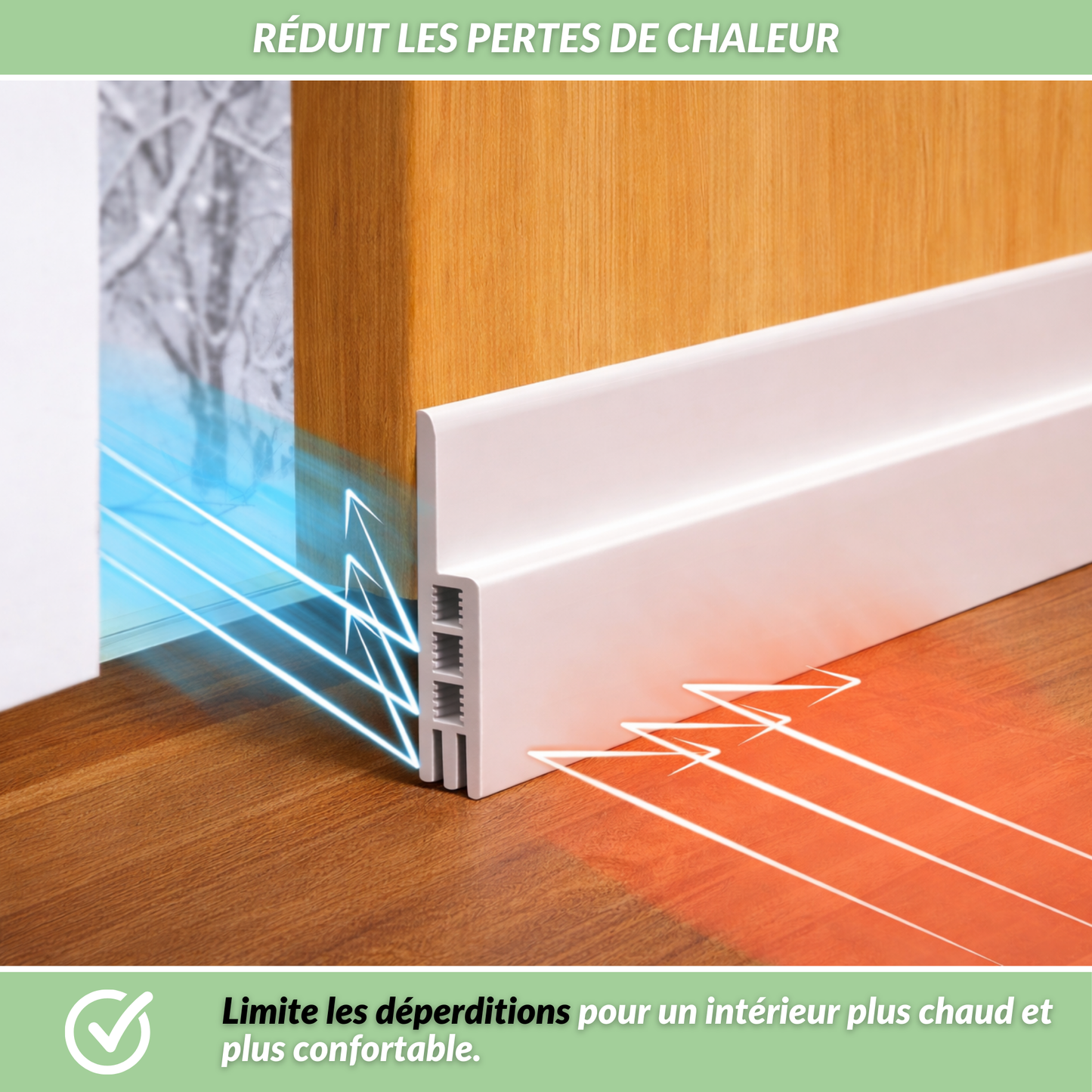 StopFroid | Bas de porte isolant contre le froid et les courants d’air