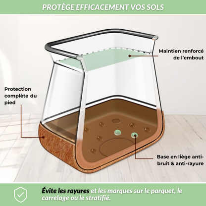 SolProtect | Embouts et patins de chaise pour protéger vos sols