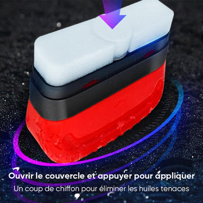 KIT NETTOYAGE PARE BRISE AVEC SOLUTION HYDROPHOBE