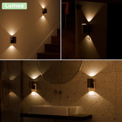 Lampe LED murale | Luminosité réglable et détecteur de luminosité