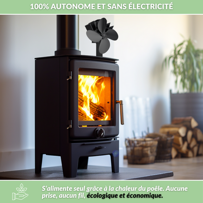 EcoFire™ - Ventilateur de poêle 100% autonome