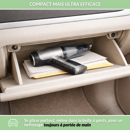 TotalClean Pro | Aspirateur souffleur sans fil puissant pour voiture et maison