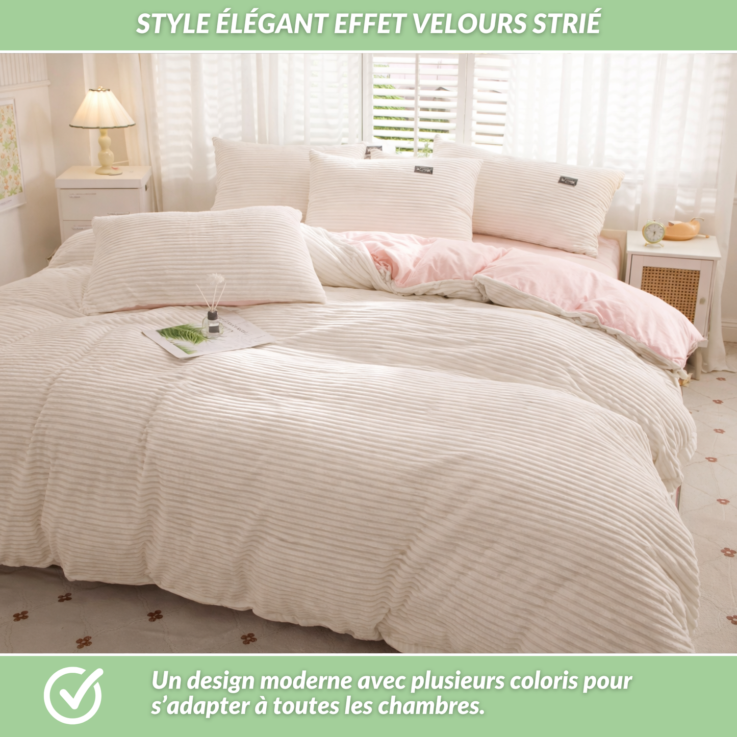 Doucéa | Housse de couette polaire douce et chaude pour l’hiver