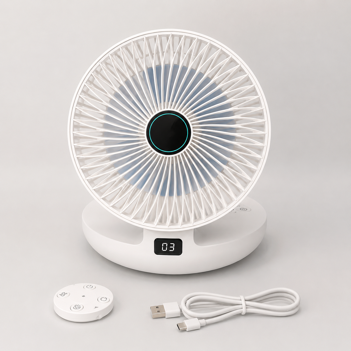 Ventilateur Sans-Fil Rechargeable