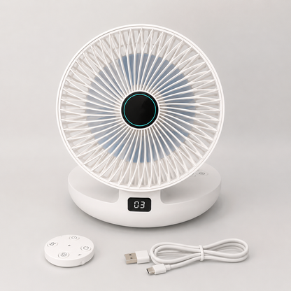 Ventilateur Sans-Fil Rechargeable