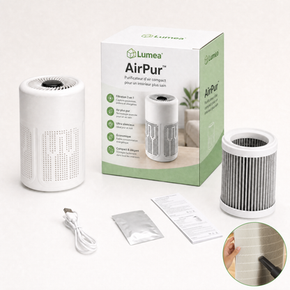 AirPur™ | Purificateur d’air ionique contre la poussière, le pollen et les allergènes
