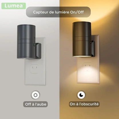 Lampe LED murale | Luminosité réglable et détecteur de luminosité