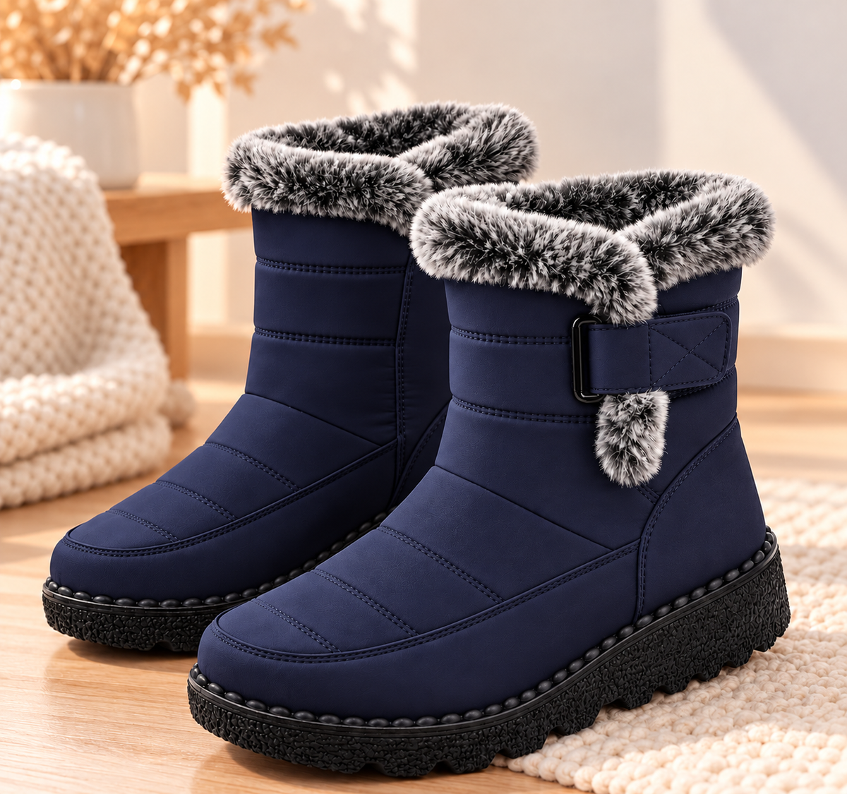 Hivéria | Bottines d'hiver femme chaudes et imperméables