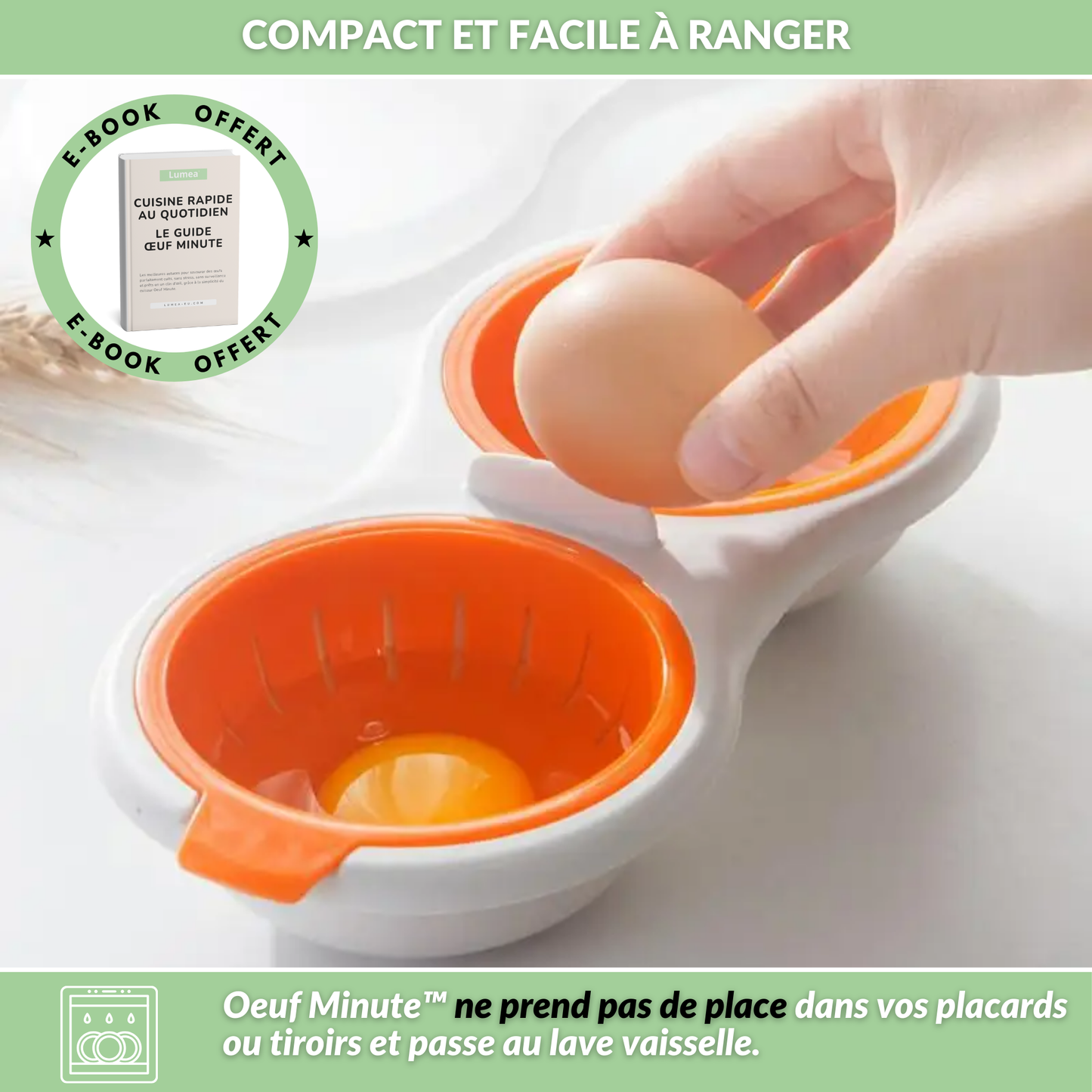 Oeuf-Minute – Cuiseur à œufs pour une cuisson parfaite à chaque fois