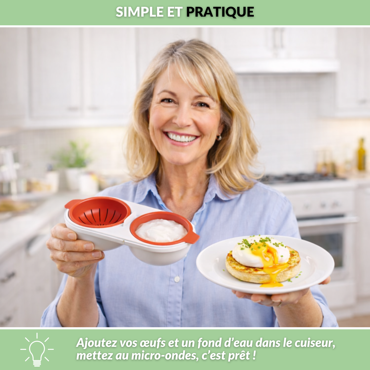 Oeuf-Minute – Cuiseur à œufs pour une cuisson parfaite à chaque fois