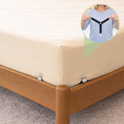 Fixeo | Tendeurs pour drap housse avec attaches faciles
