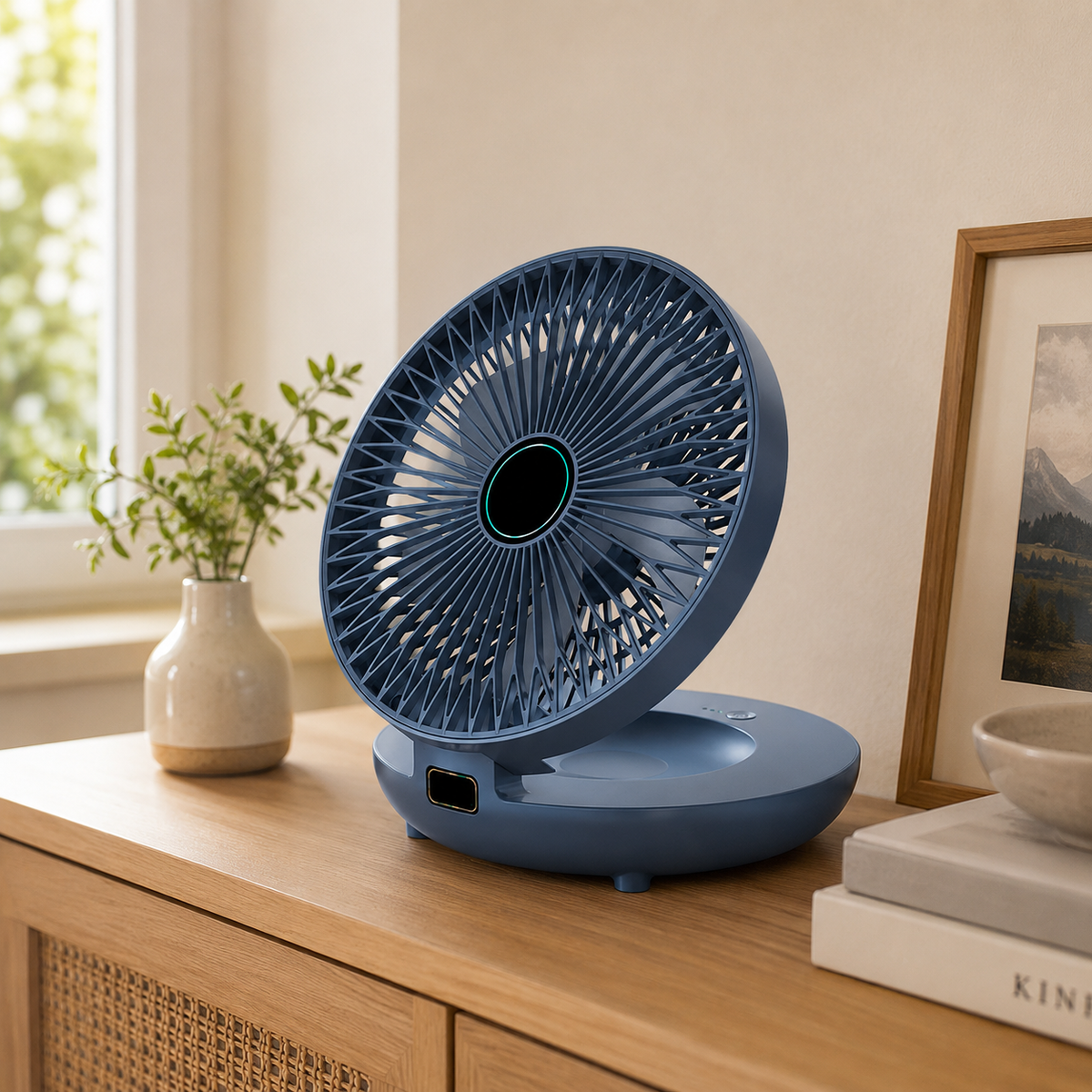 Ventilateur Sans-Fil Rechargeable